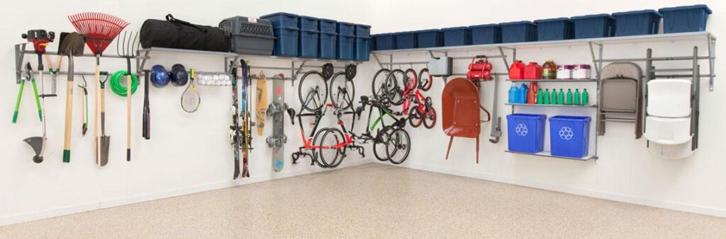 Monkey Bars Garage Shelves